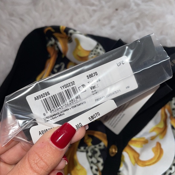 Versace cardigan silk knit 38 - Picture 7 of 7